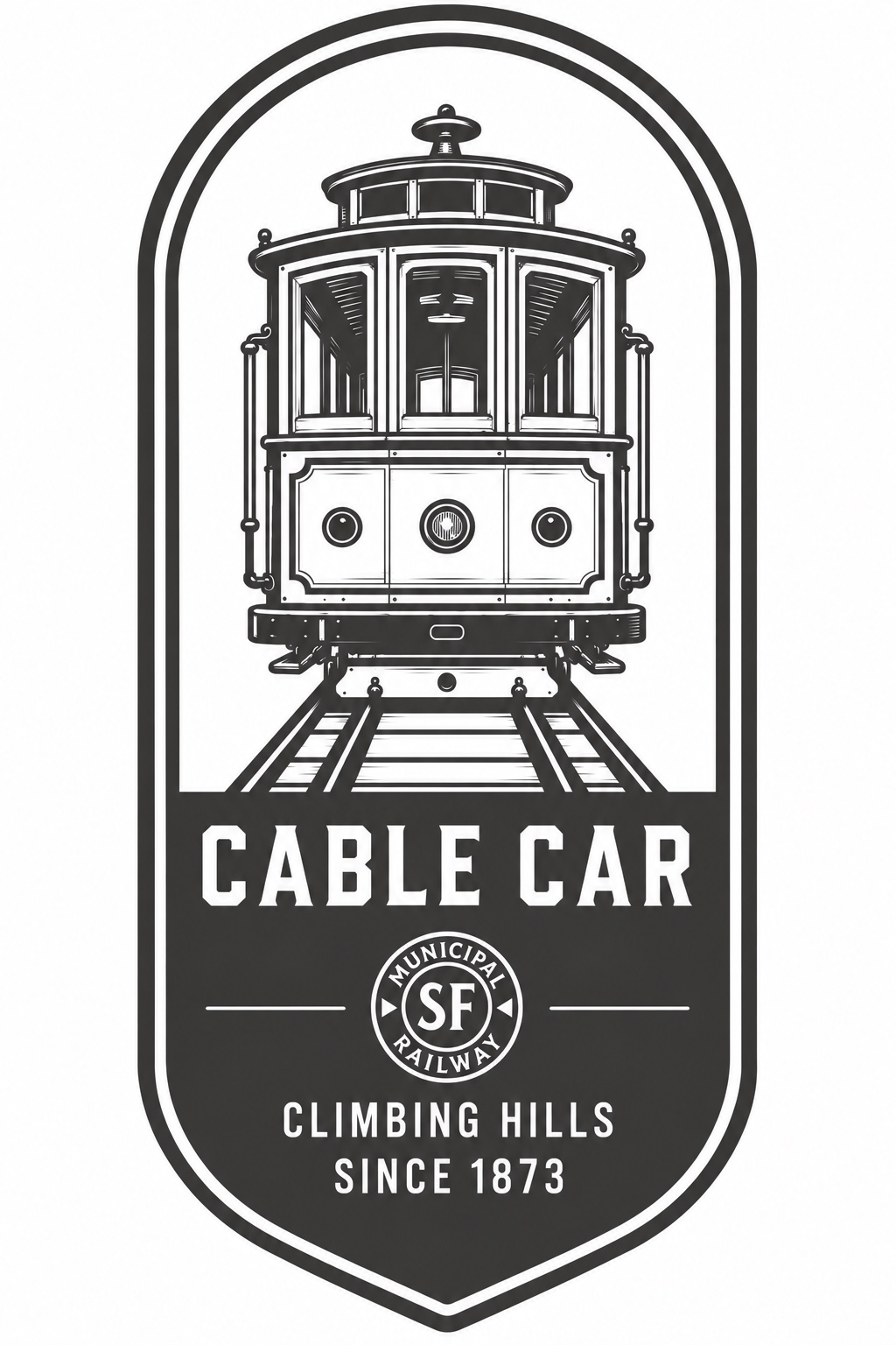 Cable Car original illustration