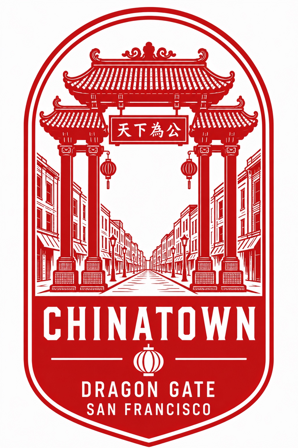 Chinatown original illustration