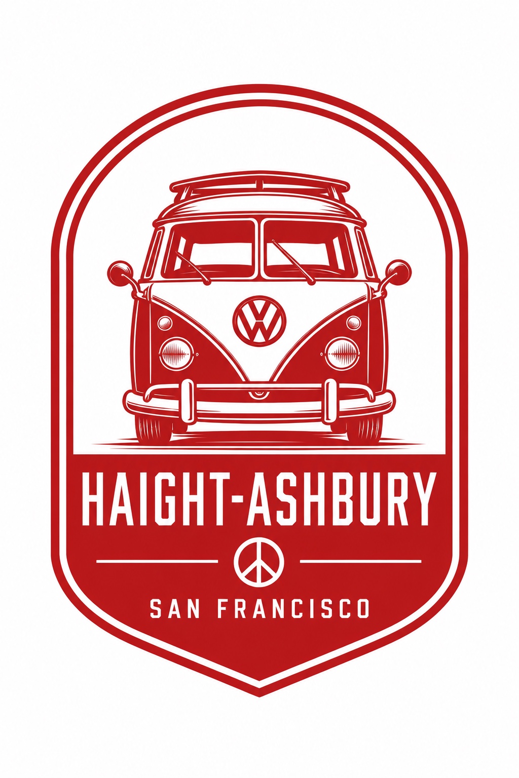 Haight-Ashbury original illustration
